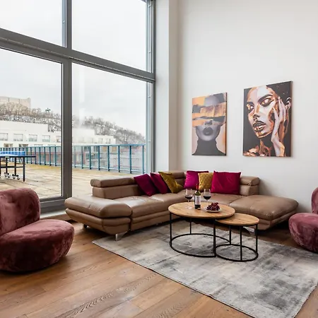 Premiumn Penthouse With Terrace In شقة براغ