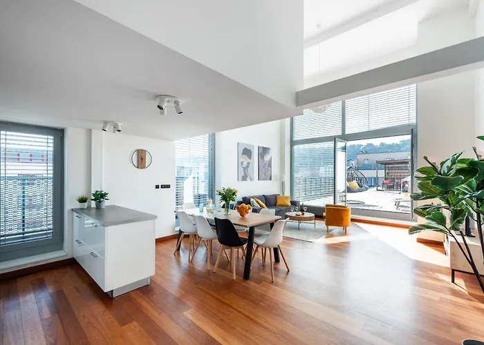 Premium Penthouse With Terrace In Apartment Prag