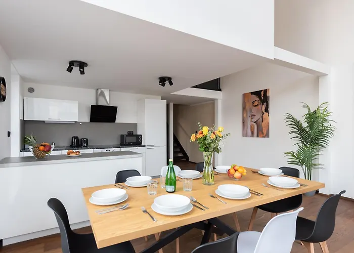 Premium Penthouse With Terrace In براغ