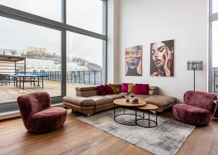 Premium Penthouse With Terrace In شقة براغ
